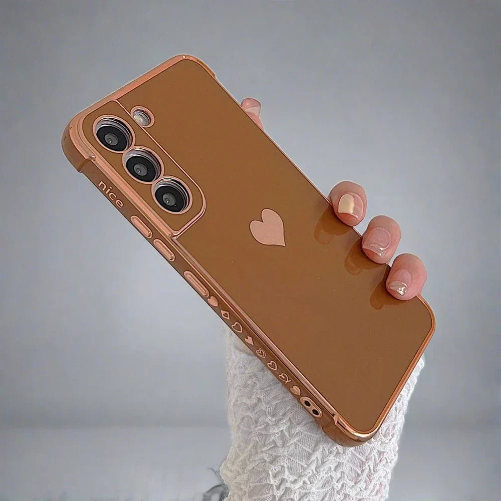 Rynx | Samsung phone cases | Luxurious, shock-resistant, plated square case