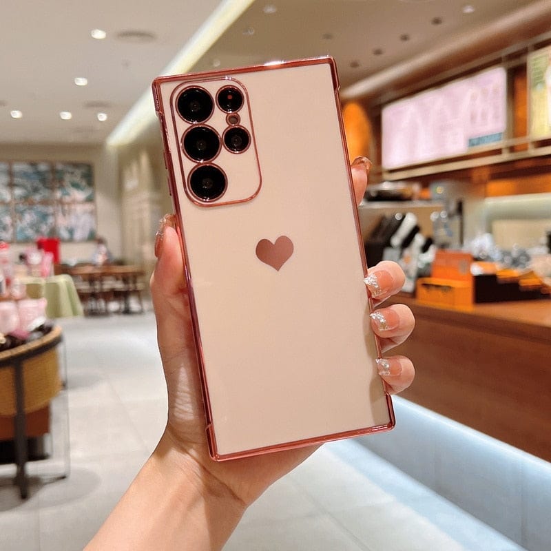 Rynx | Samsung phone cases | Luxurious, shock-resistant, plated square case