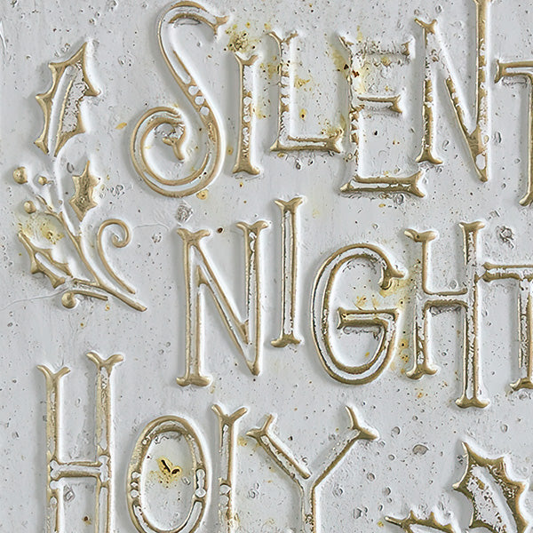 Rynx | Silent Night Aged White Wall Decoration