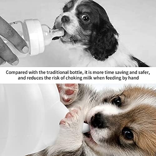 Rynx | Silicone Puppy Feeder with Nipple Self-Feeding Unit (White)