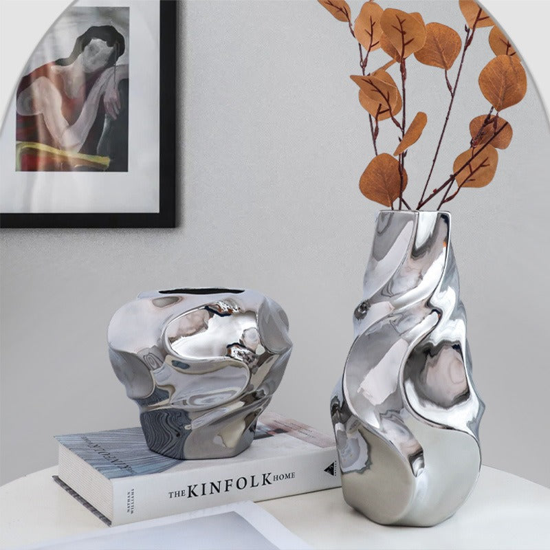 Rynx | Simple Silver Vases