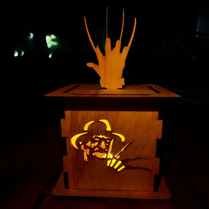 Rynx | Horror figure Jack Lantern wood decoration