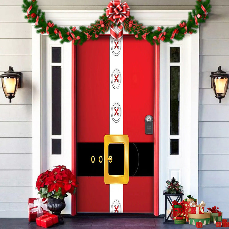 Rynx | Nightmare Before Christmas Outdoor Decorations Props Christmas Elf Door Cover