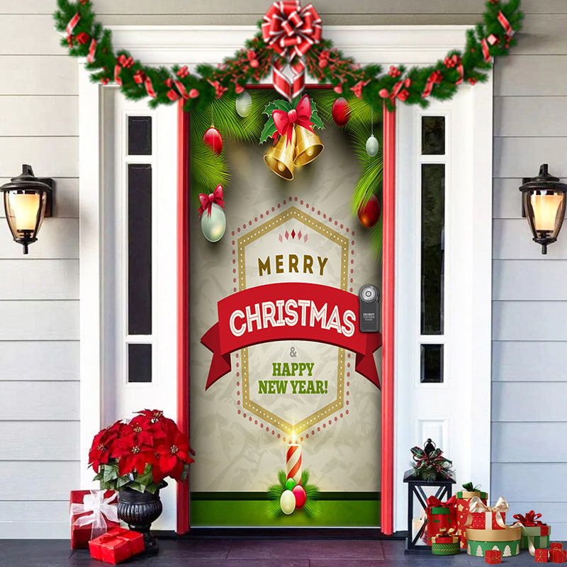 Rynx | Nightmare Before Christmas Outdoor Decorations Props Christmas Elf Door Cover