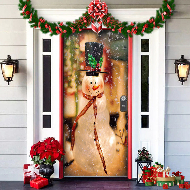 Rynx | Nightmare Before Christmas Outdoor Decorations Props Christmas Elf Door Cover