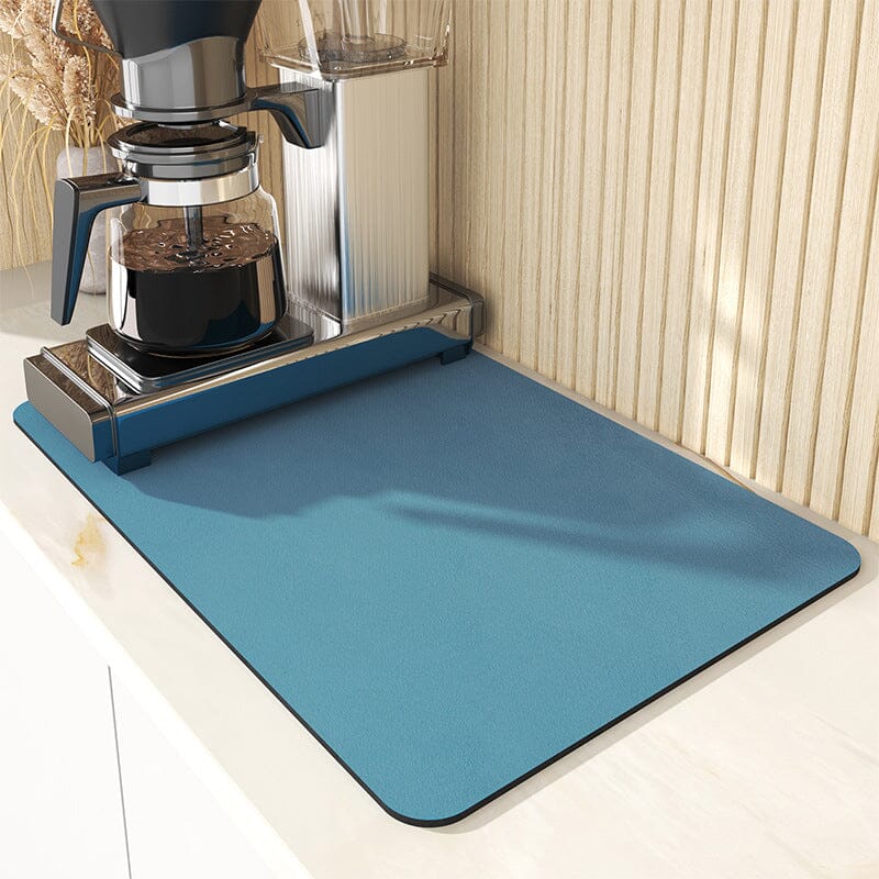 Rynx | Kitchen Super Absorbent Draining Mat, Quick Drying Dish Coffee Mat