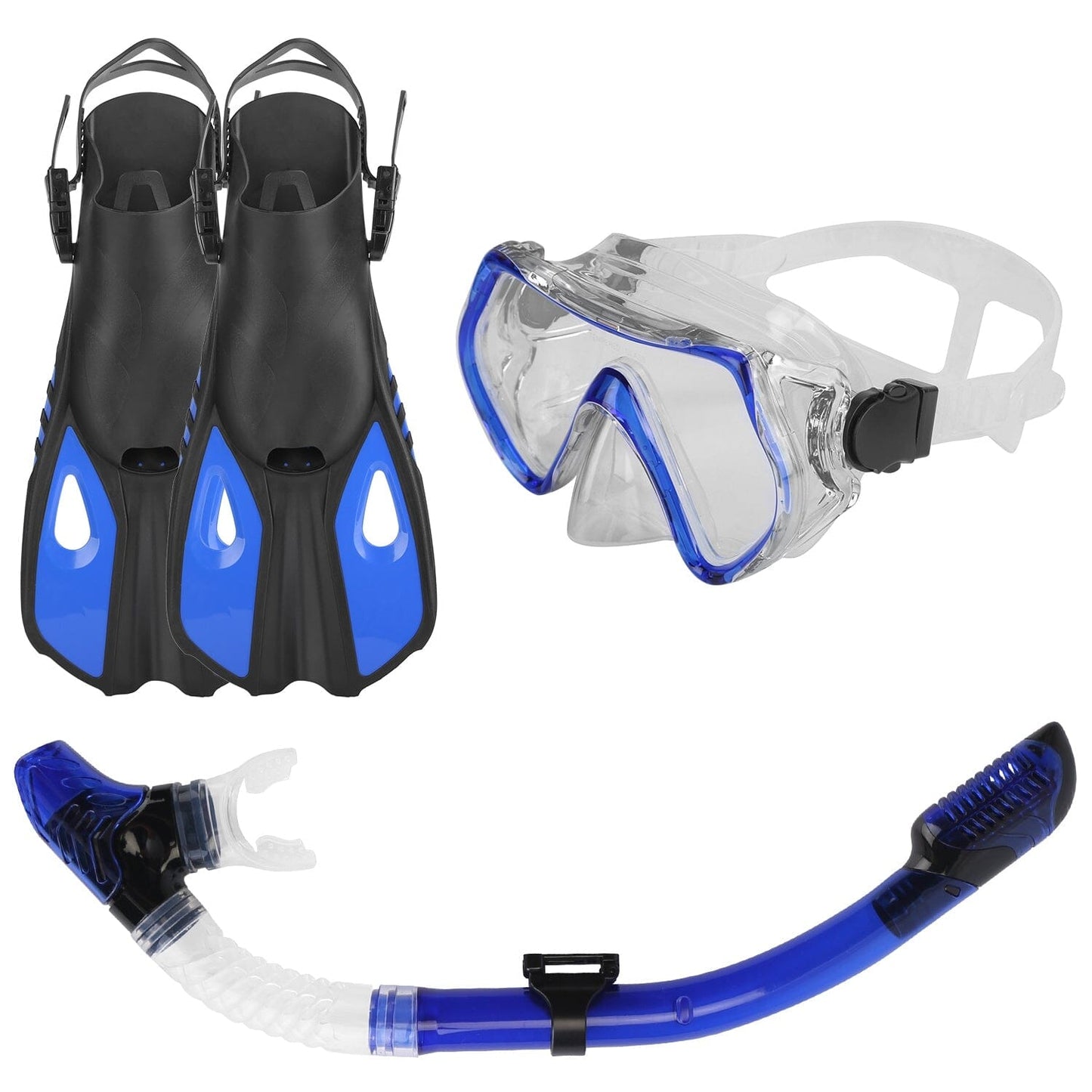 Rynx | Snorkeling Gear Mask Fins Set with Adjustable Swim Fins