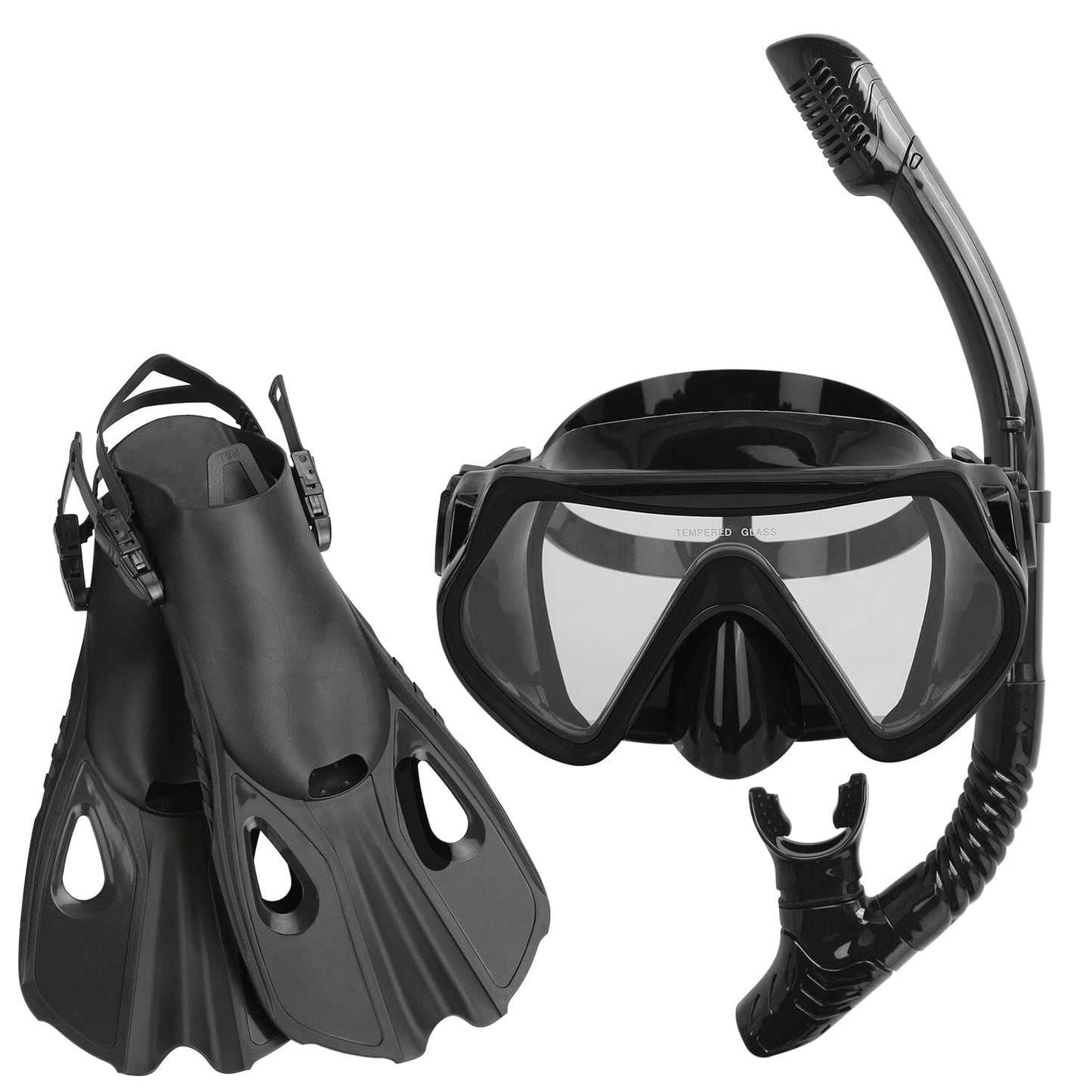 Rynx | Snorkeling Gear Mask Fins Set with Adjustable Swim Fins
