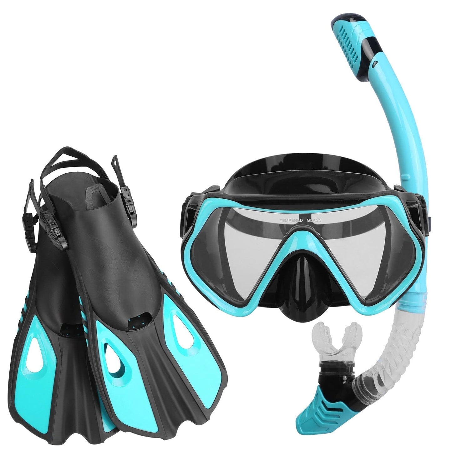 Rynx | Snorkeling Gear Mask Fins Set with Adjustable Swim Fins