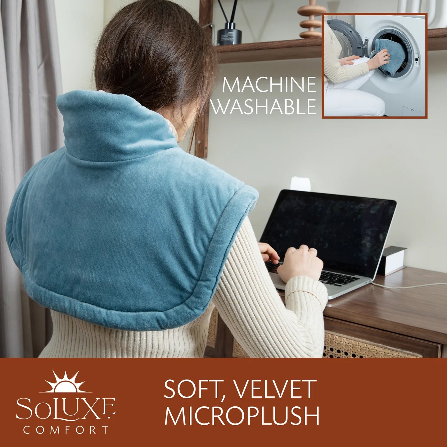 Rynx | Soluxe Comfort Weighted Neck and Shoulder Heating Mat