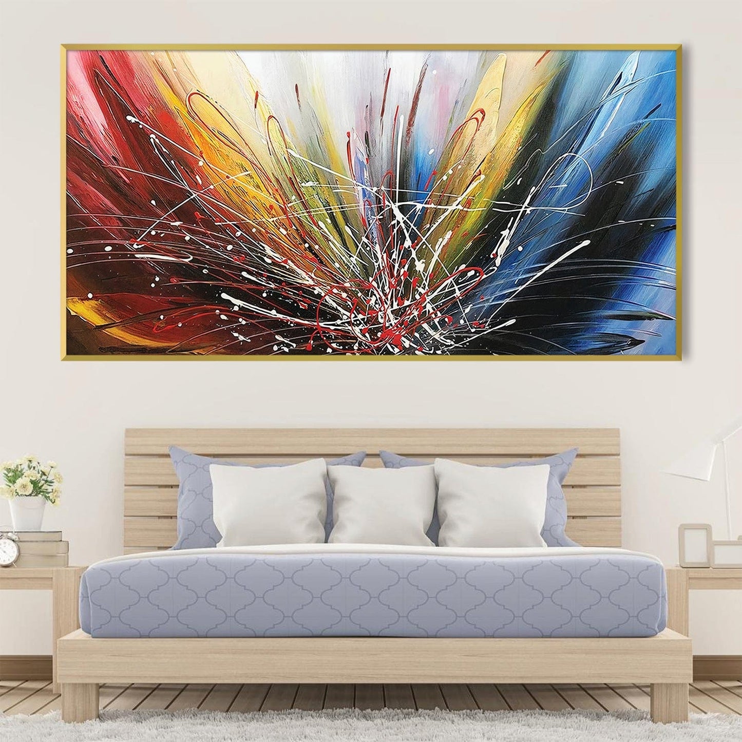 Rynx | Spectrum Splat Canvas