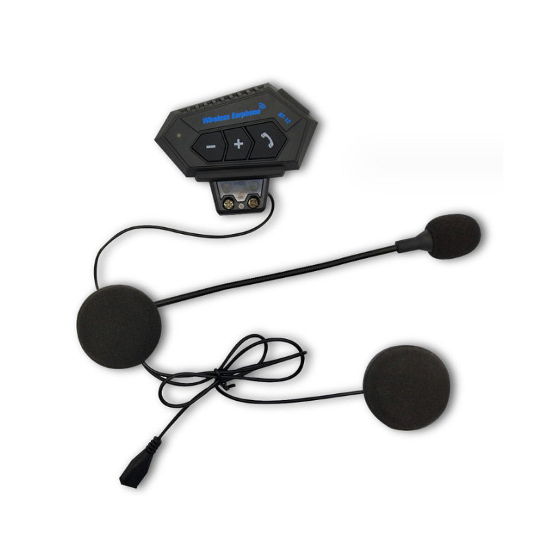Rynx Motorcycle Helmet Bluetooth Headset Black is the color that is often associated with darkness and elegance.
