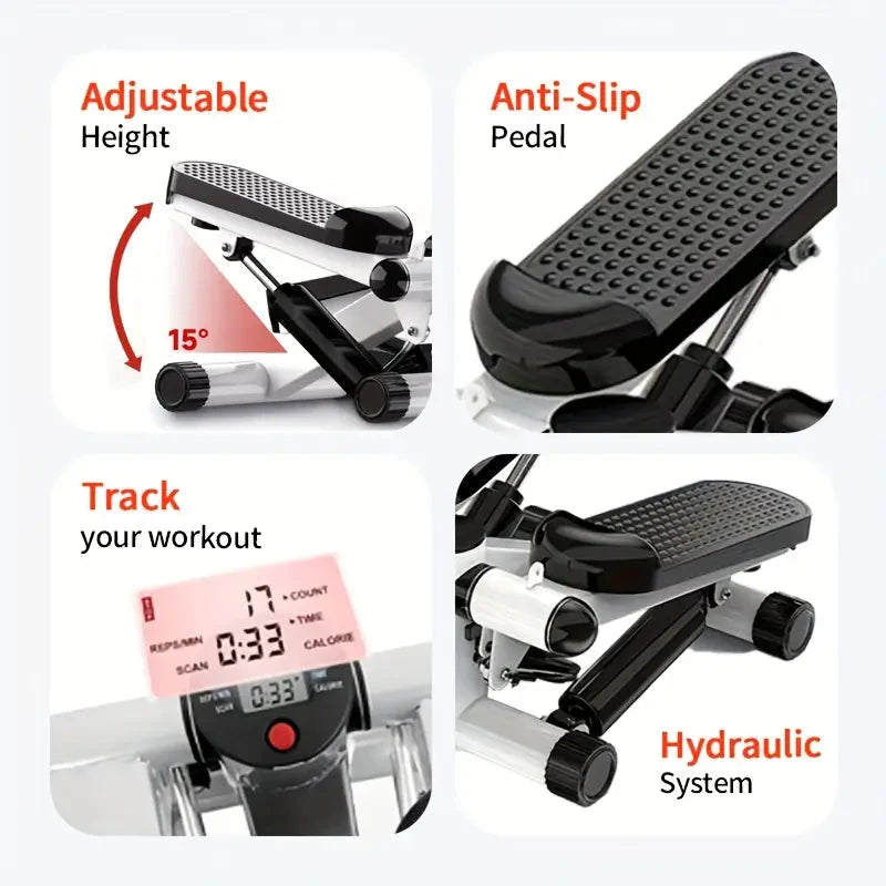 Rynx | Stair Stepper With Resistance Bands For Home Training