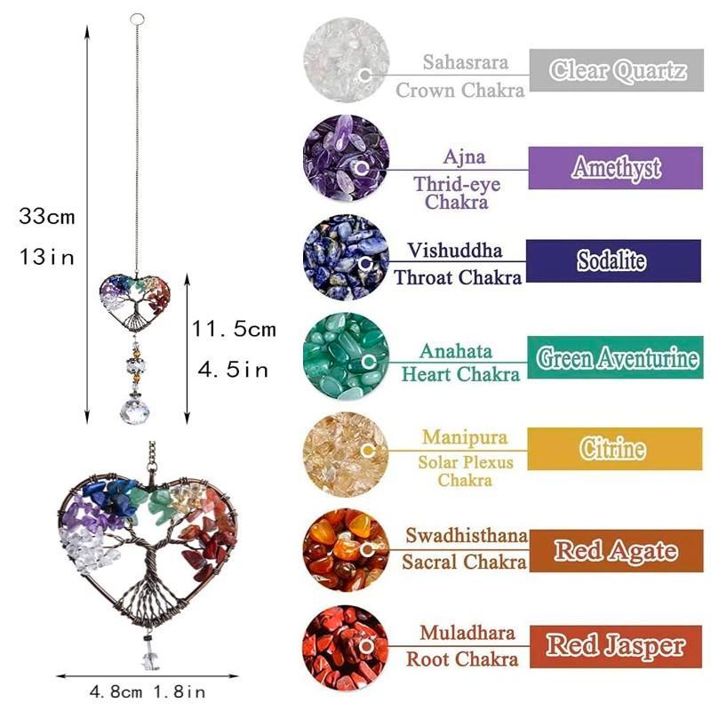 Rynx | Crystal Wind Chime Tree of Life Dreamcatcher
