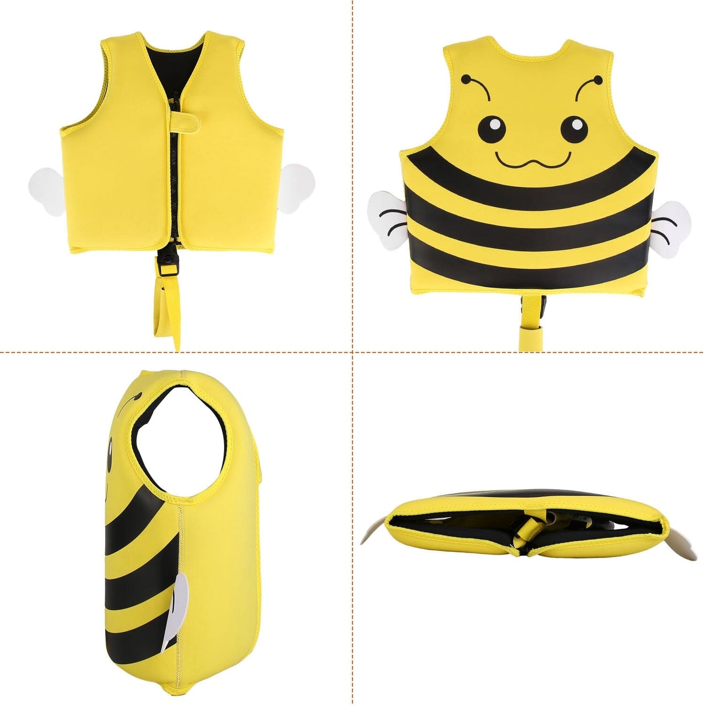 Rynx | Swim Vest for Kids Float Jacket with Adjustable Crotch Strap