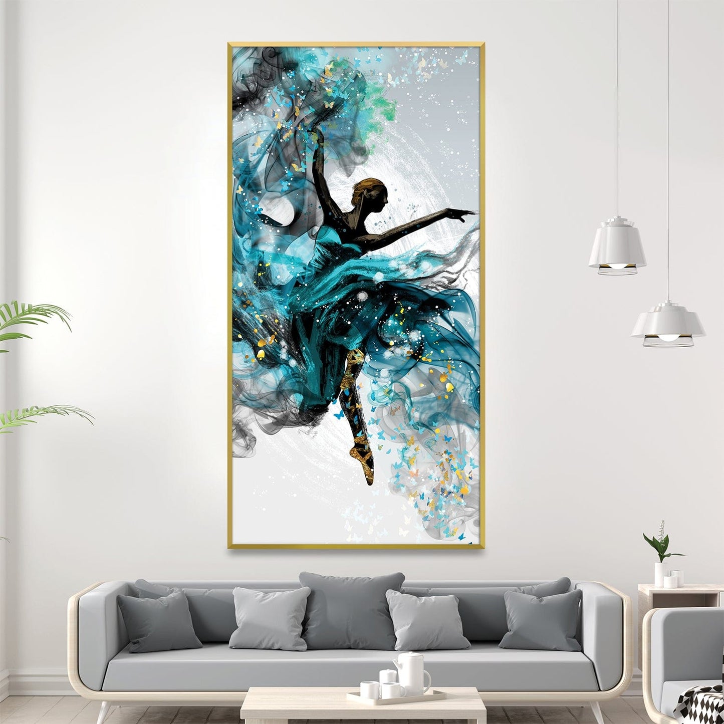 Rynx | Teal Ballerina Canvas