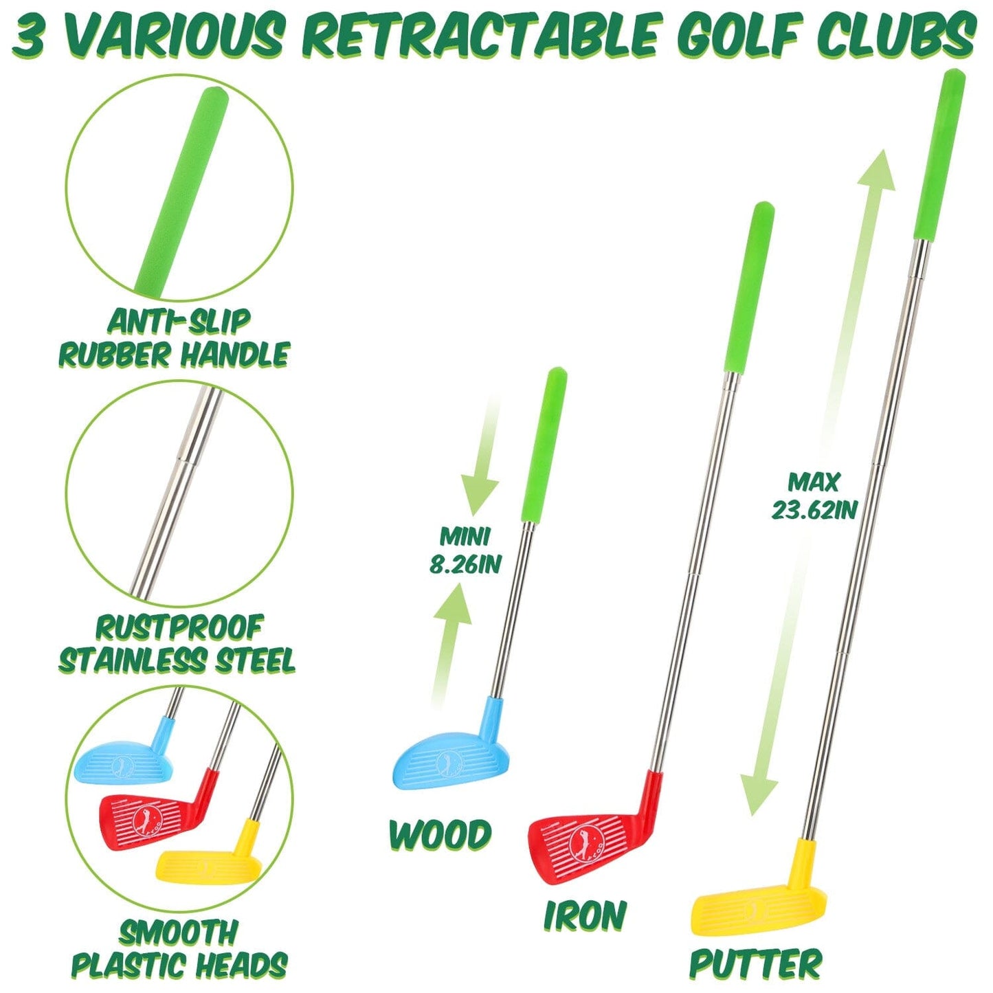 Rynx | Toddler Golf Club Playset
