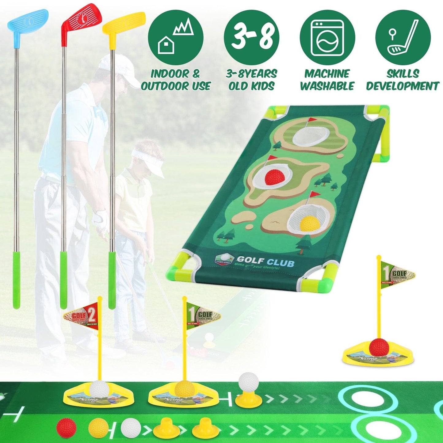 Rynx | Toddler Golf Club Playset