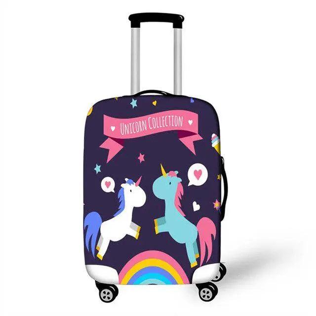 Rynx | Travel in Style: Creative Neoprene XL Luggage Cover with Airplane Pattern