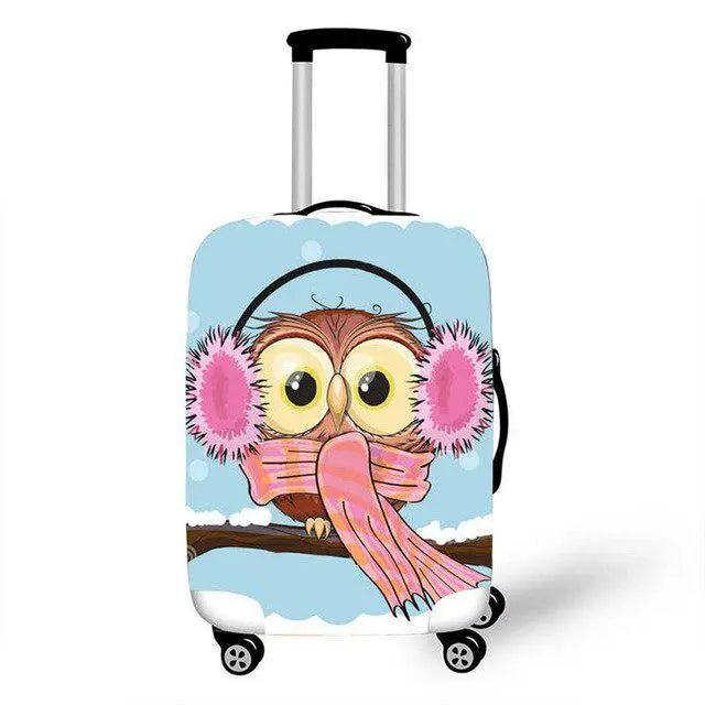 Rynx | Travel in Style: Creative Neoprene XL Luggage Cover with Airplane Pattern