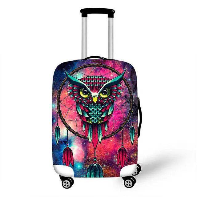 Rynx | Travel in Style: Creative Neoprene XL Luggage Cover with Airplane Pattern