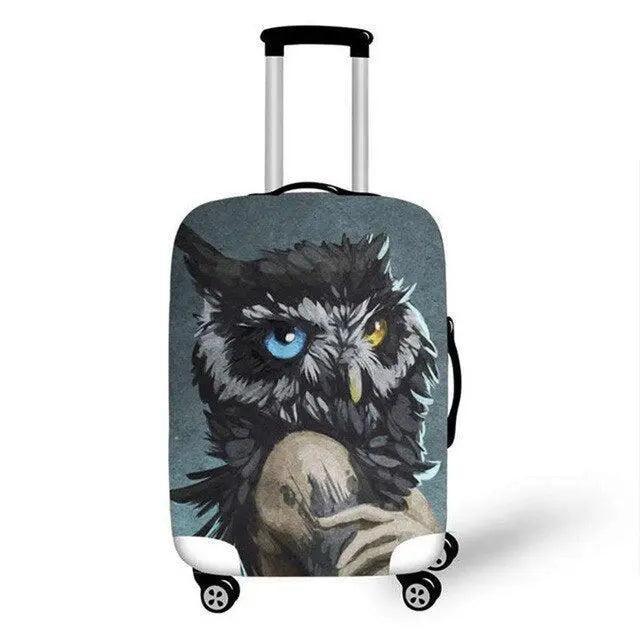 Rynx | Travel in Style: Creative Neoprene XL Luggage Cover with Airplane Pattern