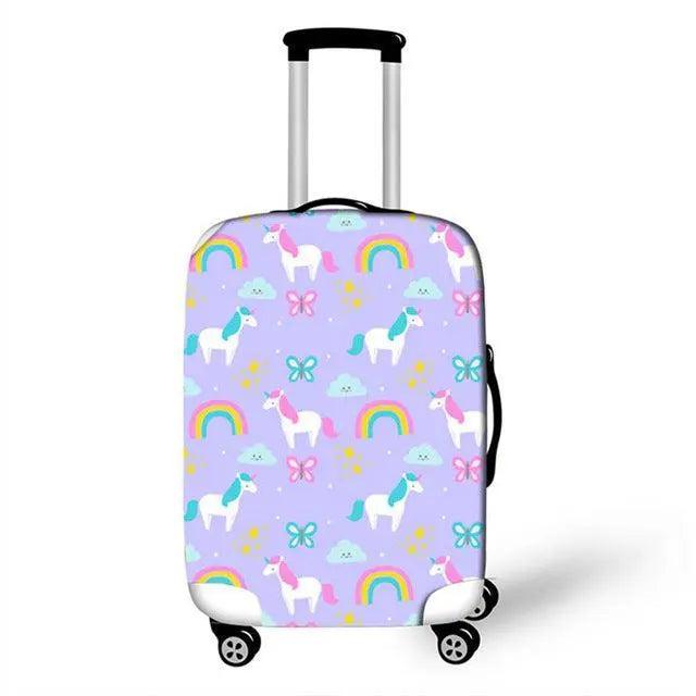 Rynx | Travel in Style: Creative Neoprene XL Luggage Cover with Airplane Pattern