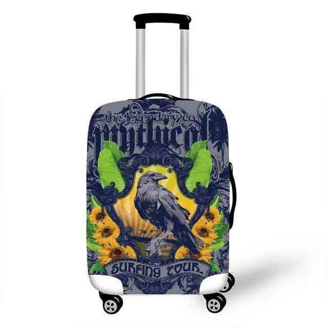 Rynx | Travel in Style: Creative Neoprene XL Luggage Cover with Airplane Pattern