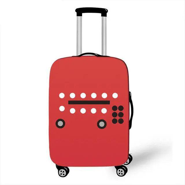Rynx | Travel in Style: Creative Neoprene XL Luggage Cover with Airplane Pattern