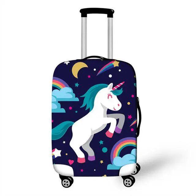 Rynx | Travel in Style: Creative Neoprene XL Luggage Cover with Airplane Pattern