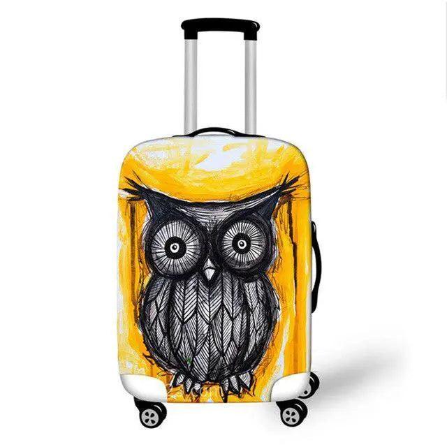 Rynx | Travel in Style: Creative Neoprene XL Luggage Cover with Airplane Pattern