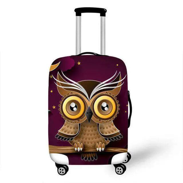 Rynx | Travel in Style: Creative Neoprene XL Luggage Cover with Airplane Pattern