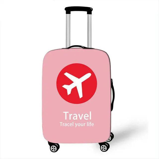 Rynx | Travel in Style: Creative Neoprene XL Luggage Cover with Airplane Pattern