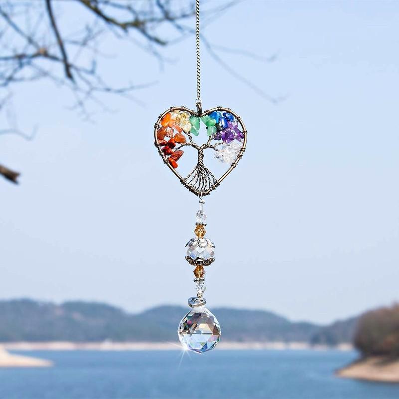Rynx | Crystal Wind Chime Tree of Life Dreamcatcher