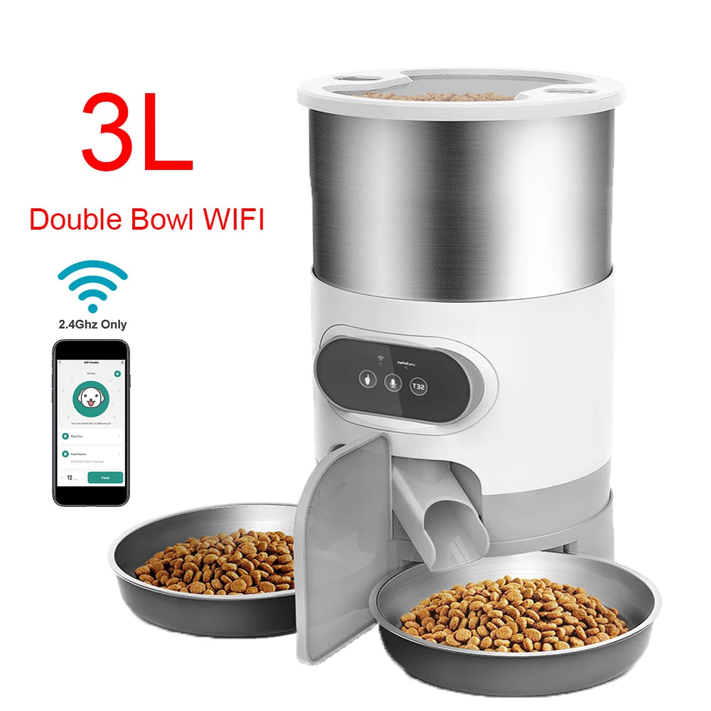 Rynx | 2-Way Splitter Automatic Smart Pet Feeding Station