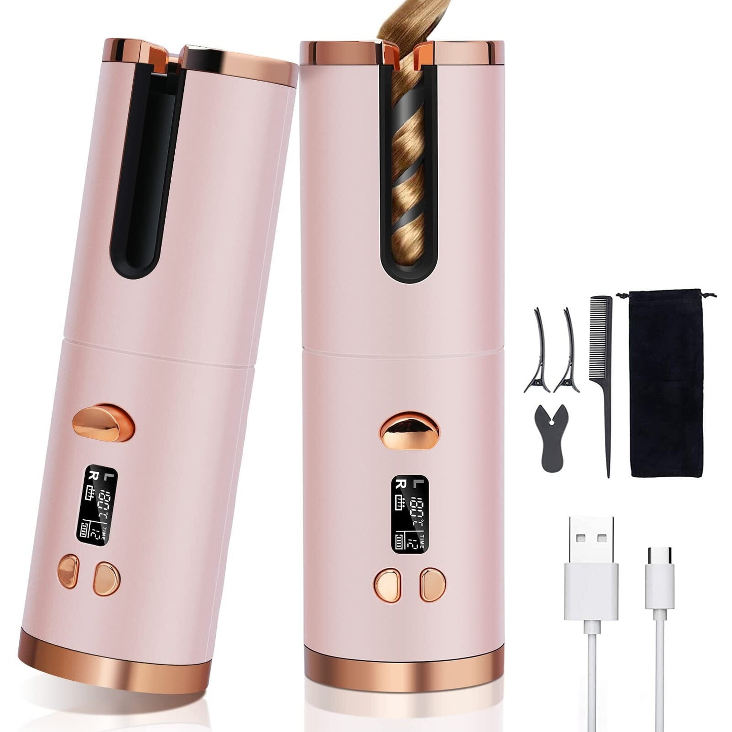 Rynx | Wireless Automatic Hair Curler Without Bands