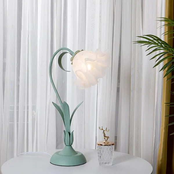 Rynx | FloraFlex Adjustable Vintage Flower Table Lamp | Elegant Design | Dimmable Light for Home