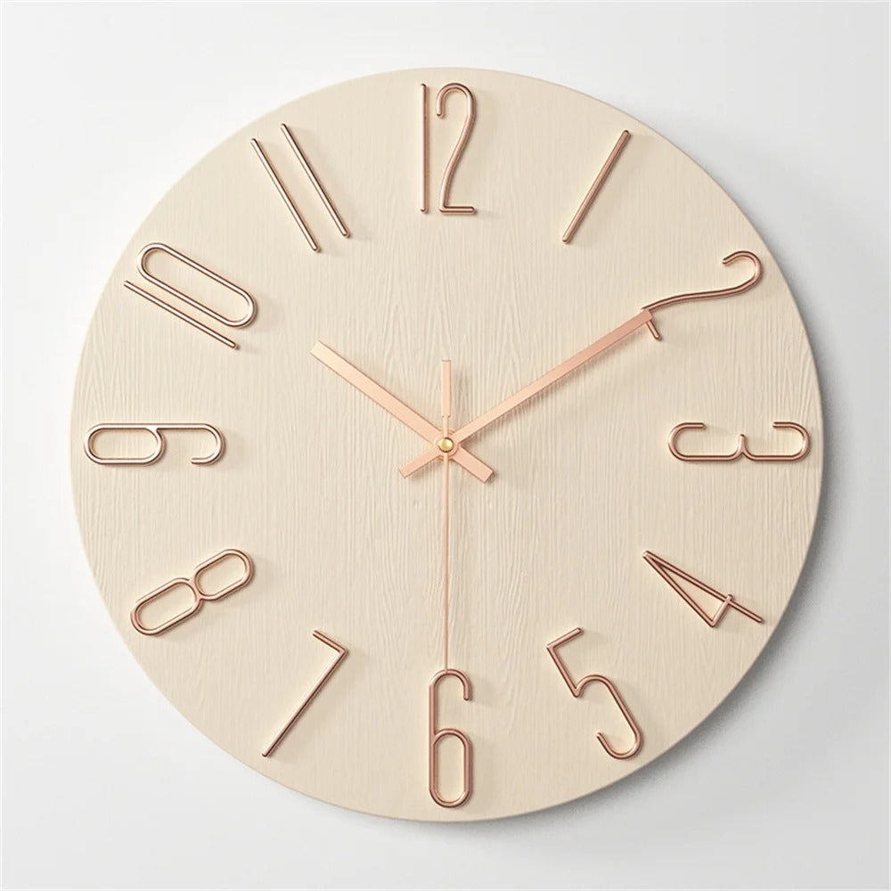 Rynx | Modern Minimalist Wall Clock - Stylish - Functional - Timepiece Design