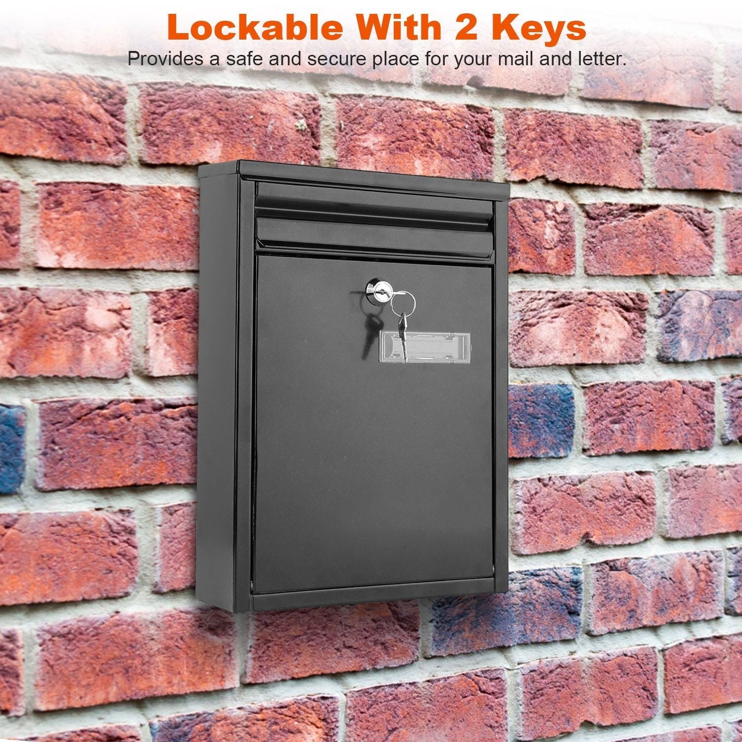 Rynx | Wall-mounted mailbox lockable galvanized iron mail box