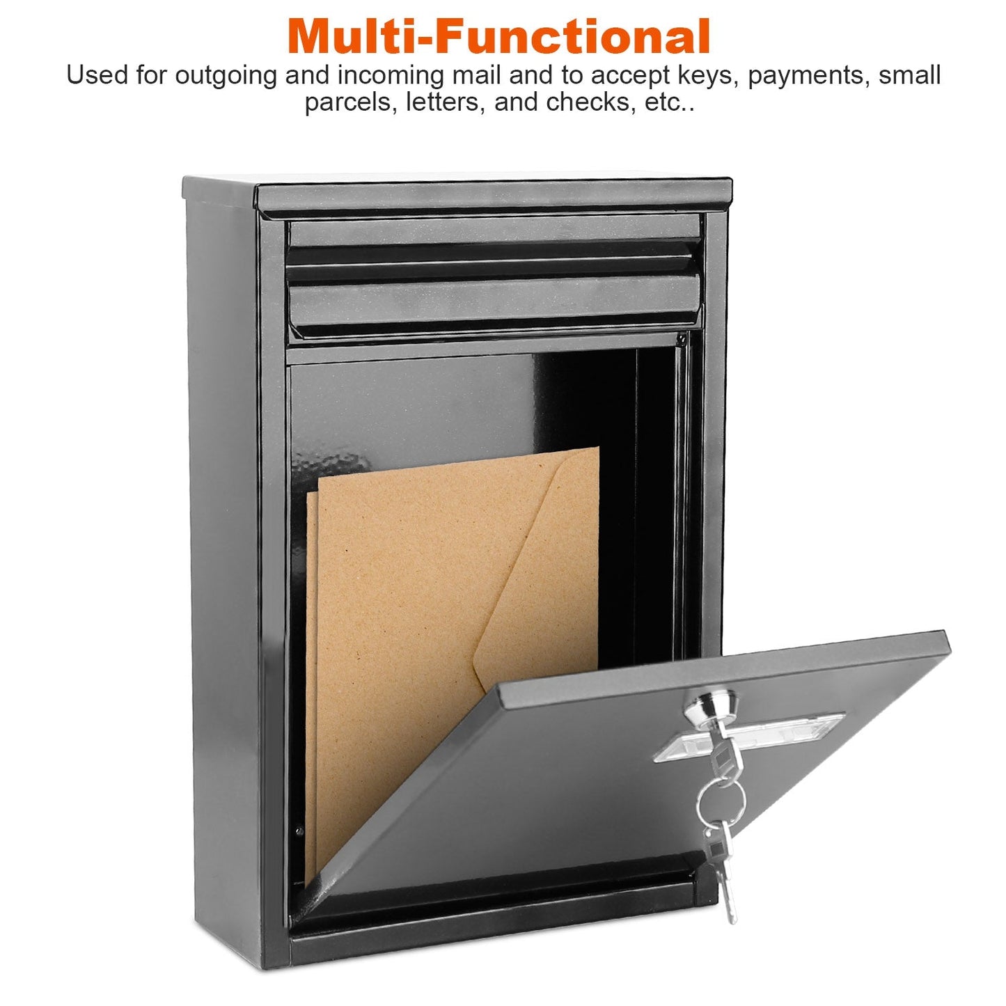 Rynx | Wall-mounted mailbox lockable galvanized iron mail box