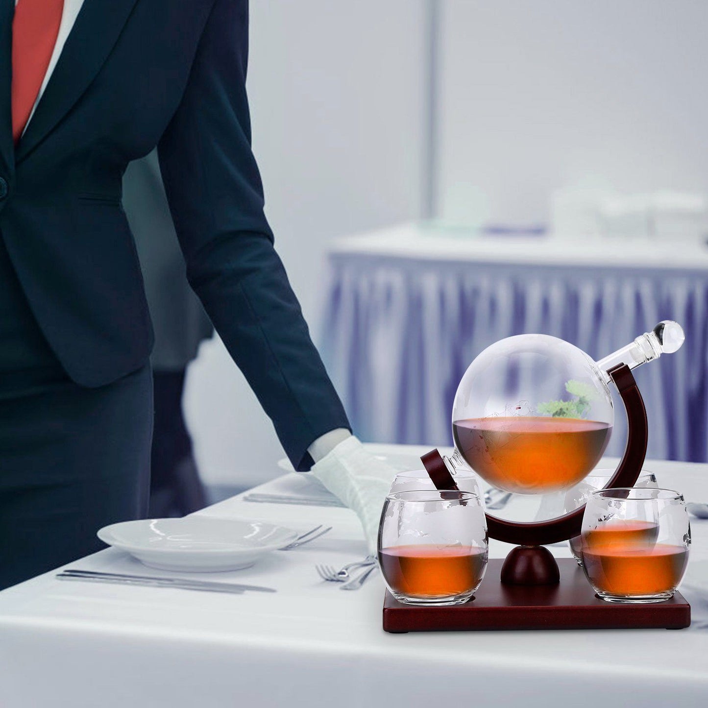 Rynx | Whisky Decanter Globe Set