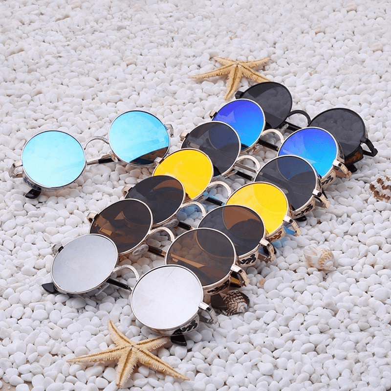 RYNX | Steampunk Vintage Round Sunglasses Limited Edition