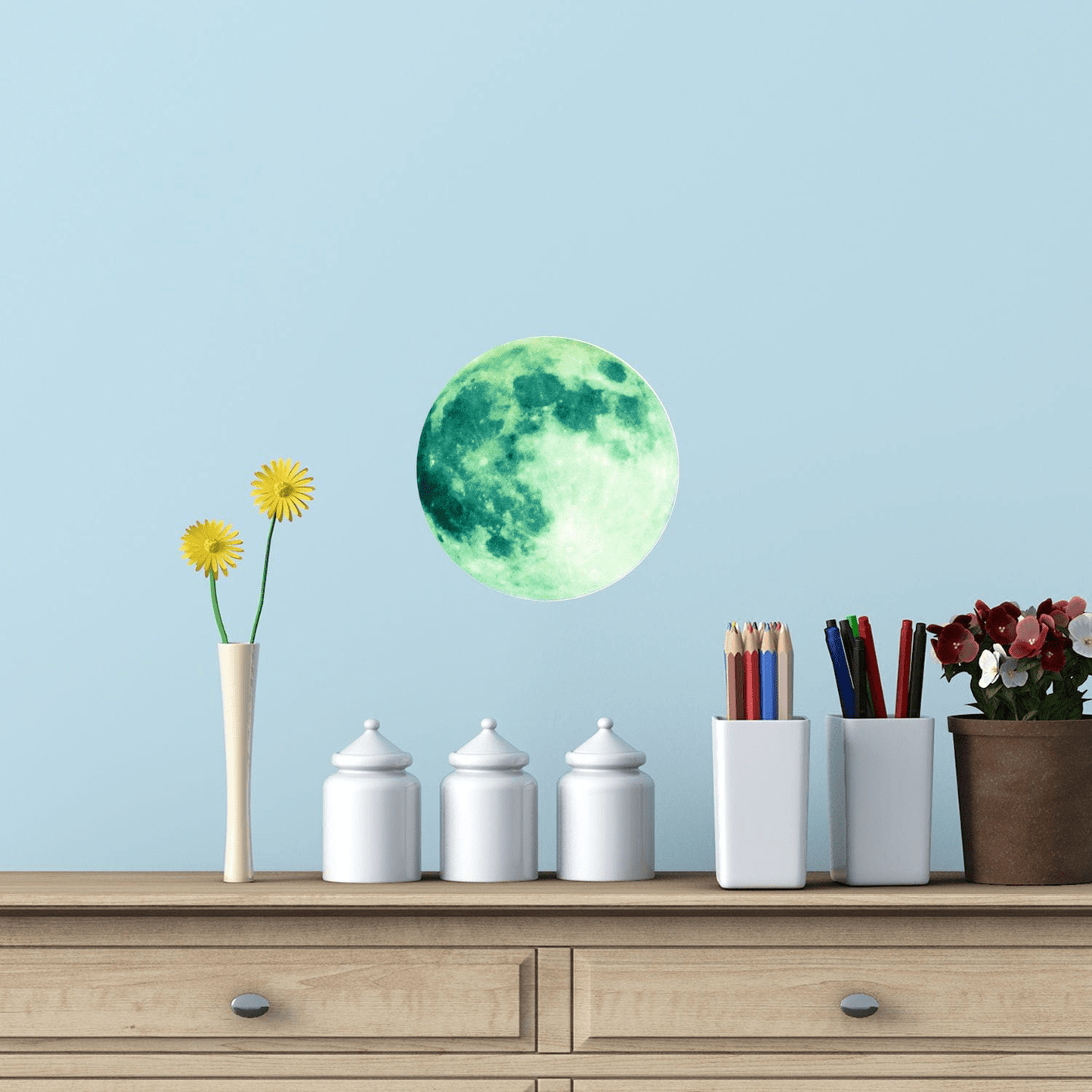 Rynx | in the Dark Moon Wall Sticker