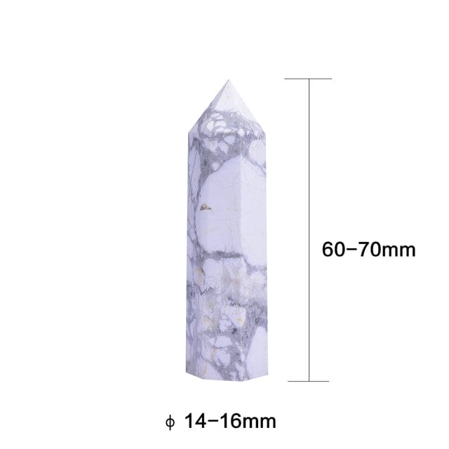 Rynx | Howlite Crystal Points Tower
