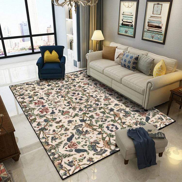 Rynx | Botanical print rug