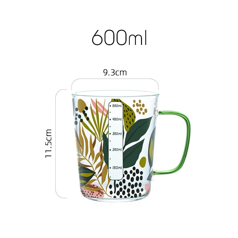 Rynx | Tropical measuring glass cup
