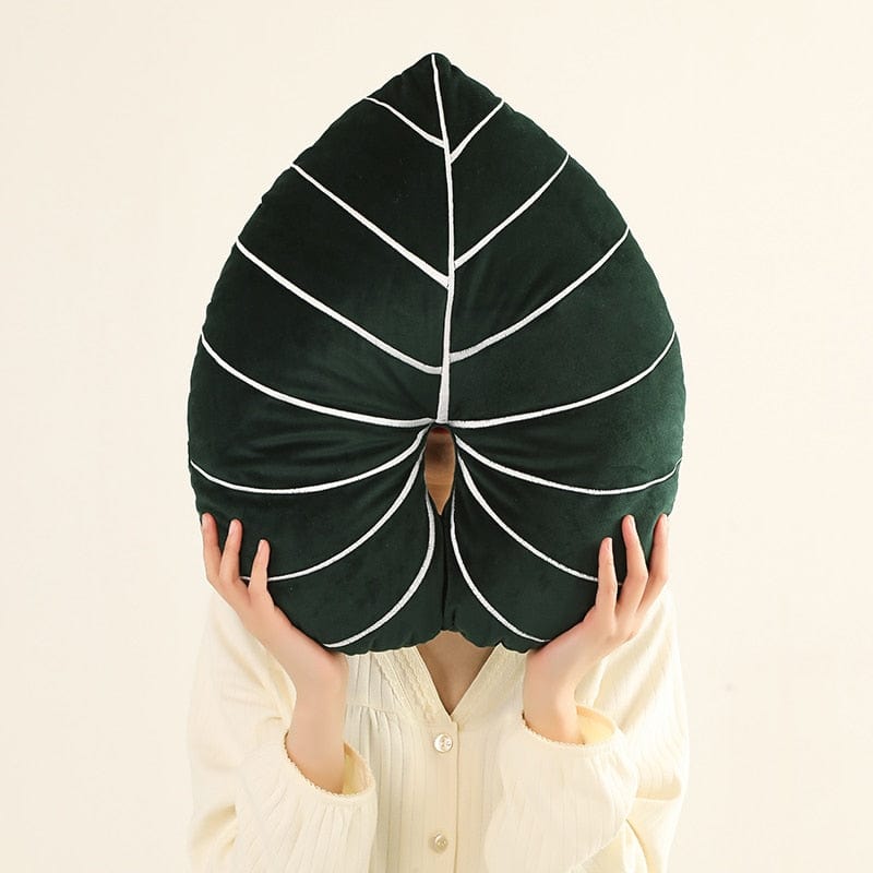 Rynx | Monstera Leaf Plush Cushion