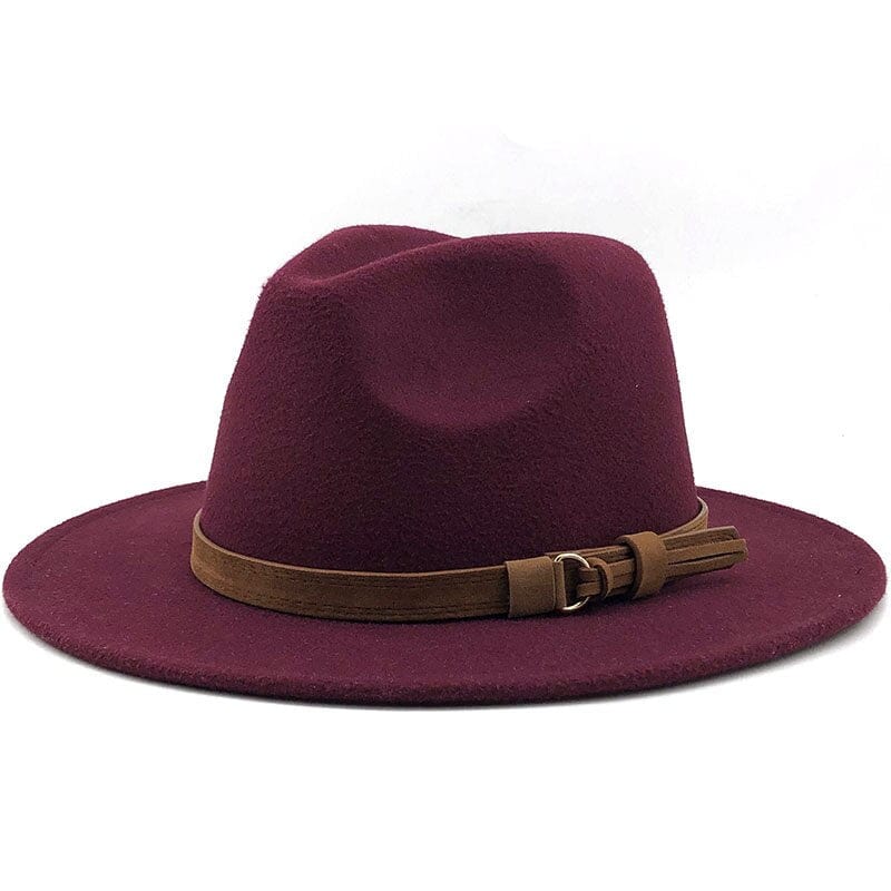 RYNX | Eridian Fedora Hat With Leather Band Wine is an alcoholic beverage made from the fermentation of grapes or other fruits. There are many different varieties and styles that vary depending on the region, grape variety, and production method. Wine is often served at festive