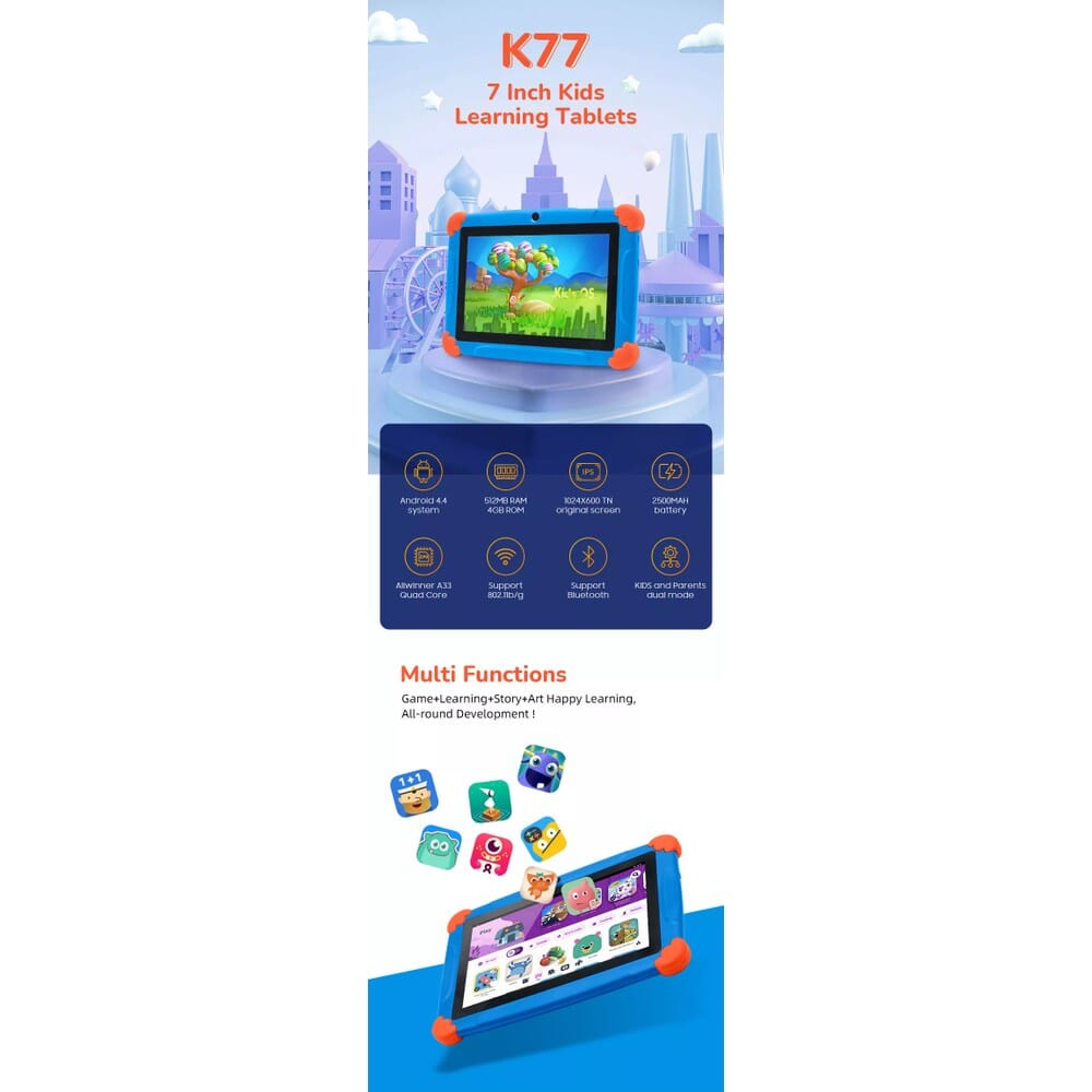 Rynx | Wintouch 7 Inches Kids Learning Tablet