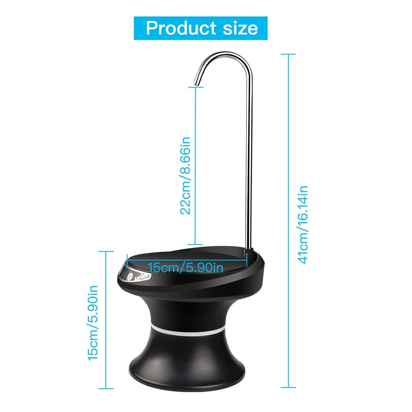 Rynx | Wireless Electric Drinking Water Bottle Pump Dispenser